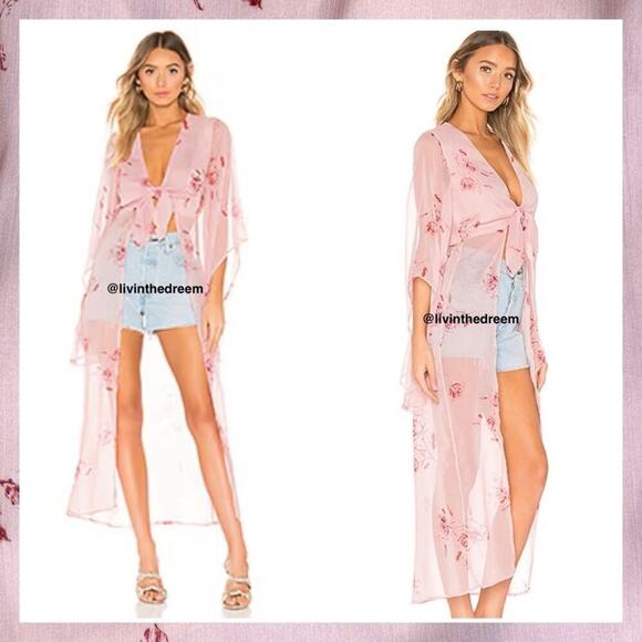 #T190 X REVOLVE House of Harlow 1960 Isla Maxi Blouse $228 - Picture 3 of 14